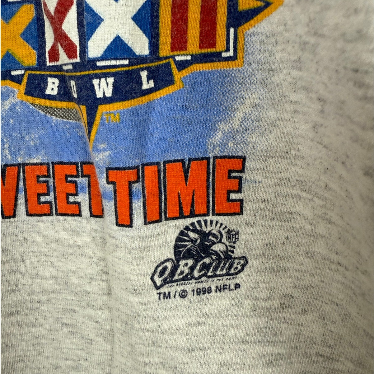 VTG 1996 Denver Broncos John Elway Super Bowl Tee L