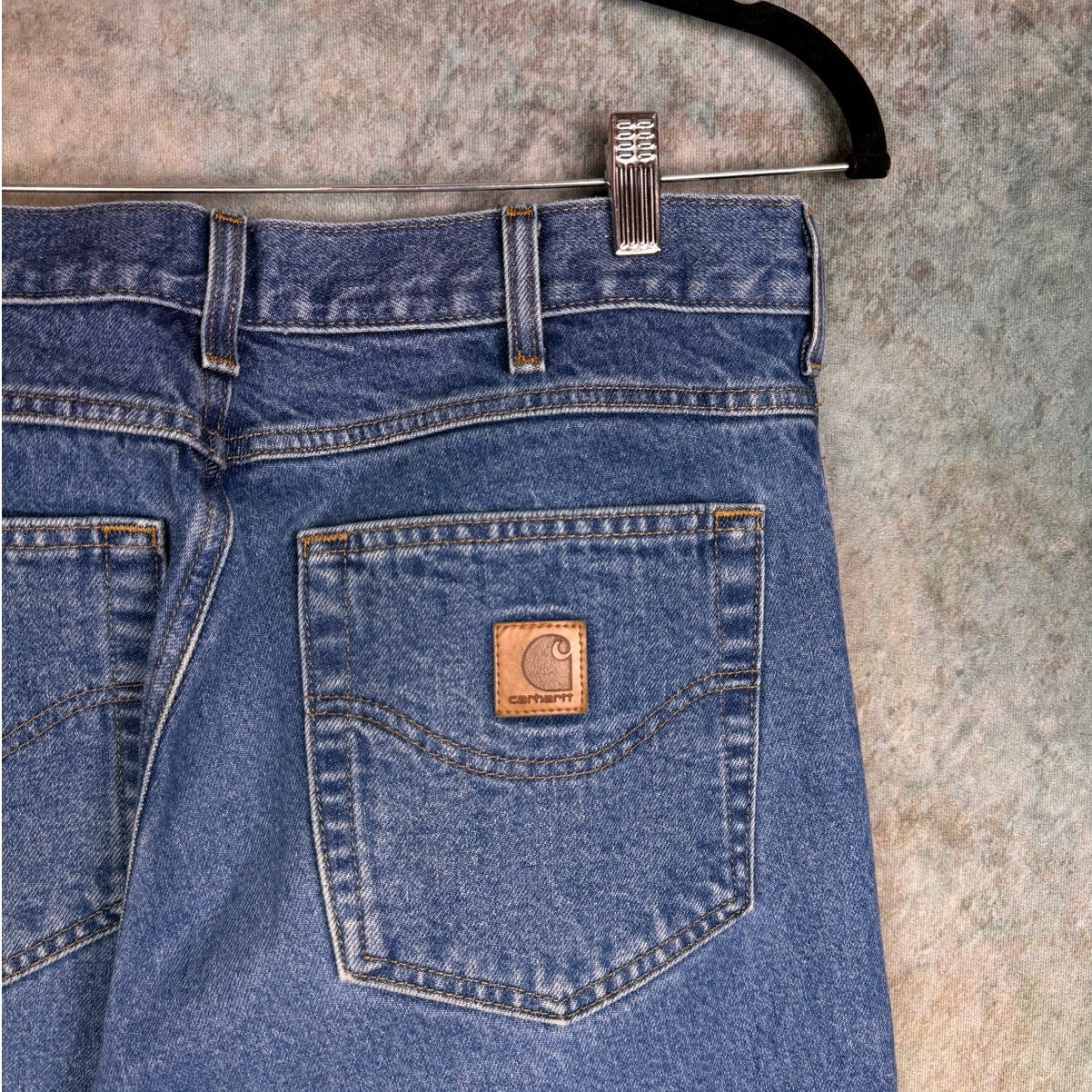 VTG 90s Carhartt Denim Work Jeans 32x34