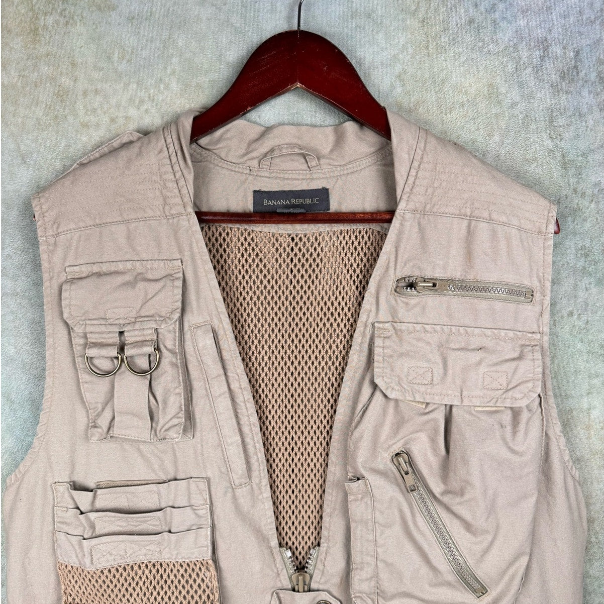VTG Banana Republic Safari Vest S