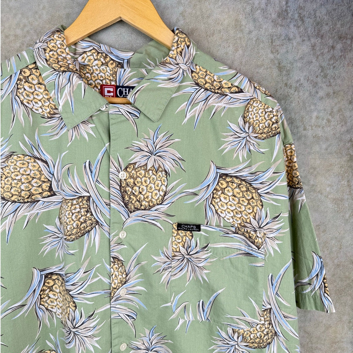 VTG 90s Chaps Ralph Lauren Button Up Shirt XL