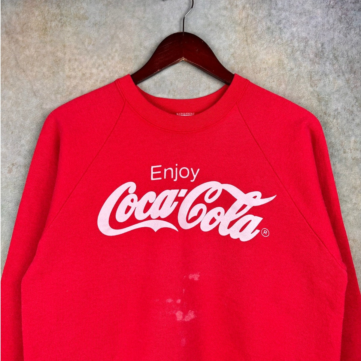 VTG 90s Coca Cola Coke Raglan Sweatshirt L