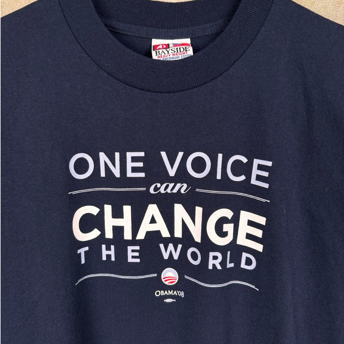 VTG 2008 Barrack Obama Campaign T Shirt L