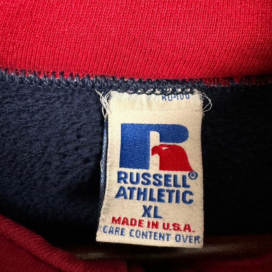 VTG 90s Russell Athletic Q Zip Sweatshirt XL