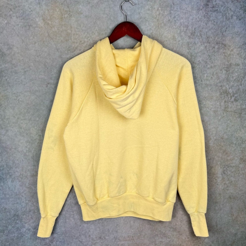 VTG 80s Blank Hoodie Sweatshirt L