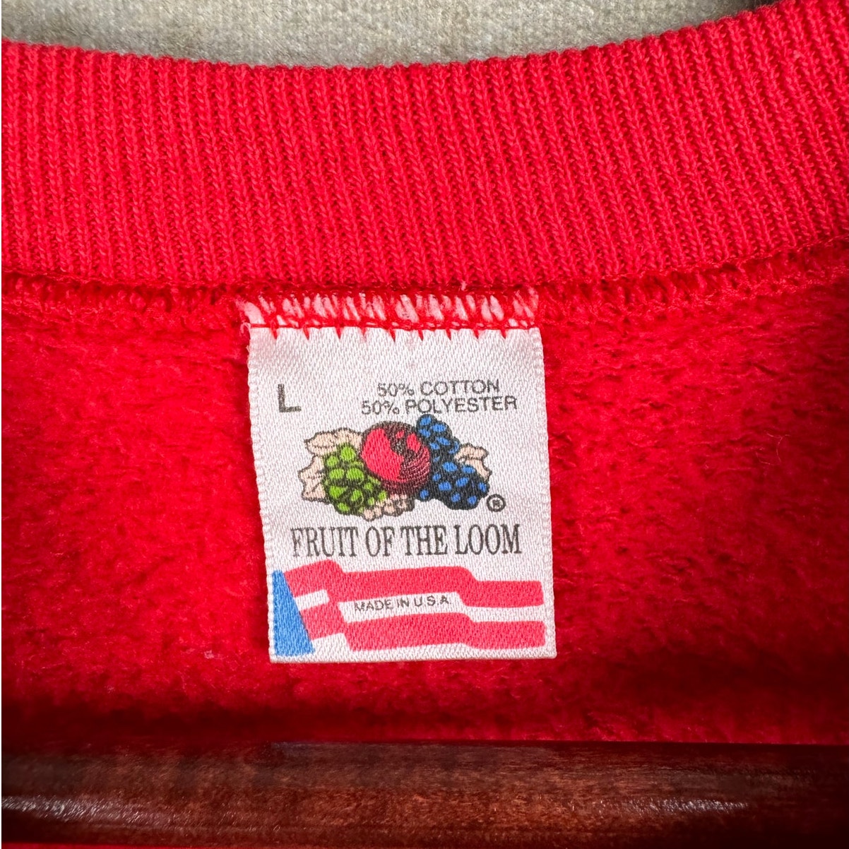 VTG 90s Coca Cola Coke Raglan Sweatshirt L