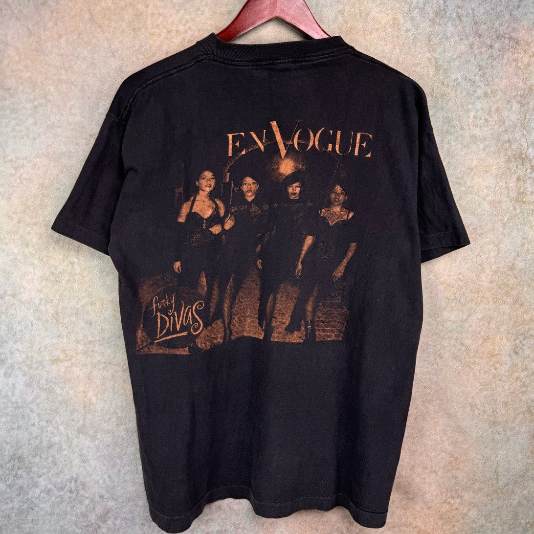 Vintage 1993 En Vogue Luther Vandross Tour T Shirt Sz L 90s Hiphop Tee RNB RARE