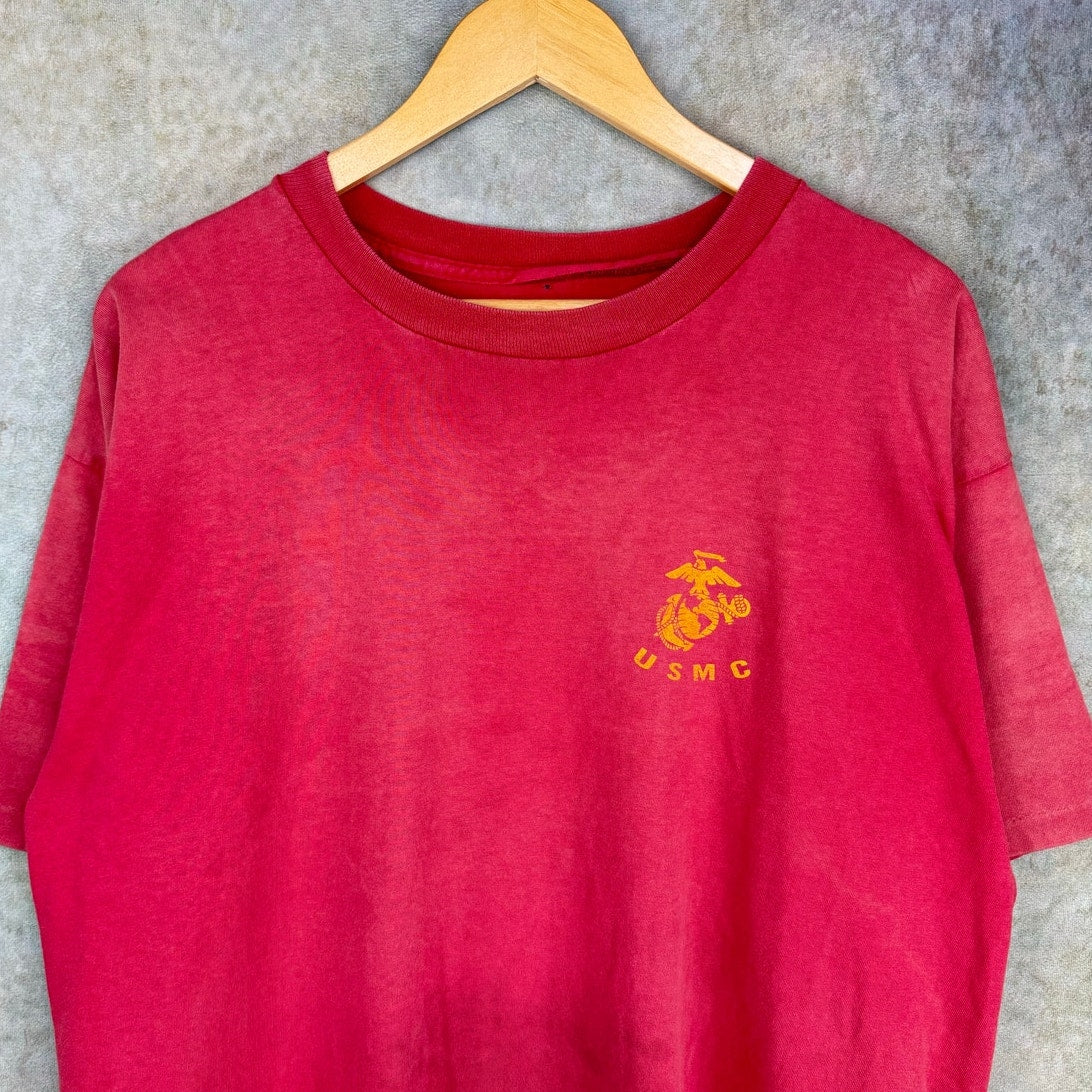 VTG 90s US Marines USMC T Shirt XL