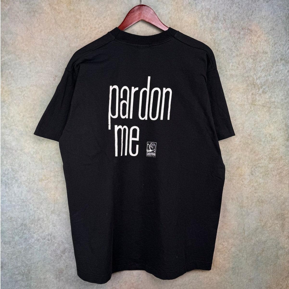 Vintage 1992 The Poorboys Pardon Me Promo Single Stitch T Shirt Sz XL Black Mens