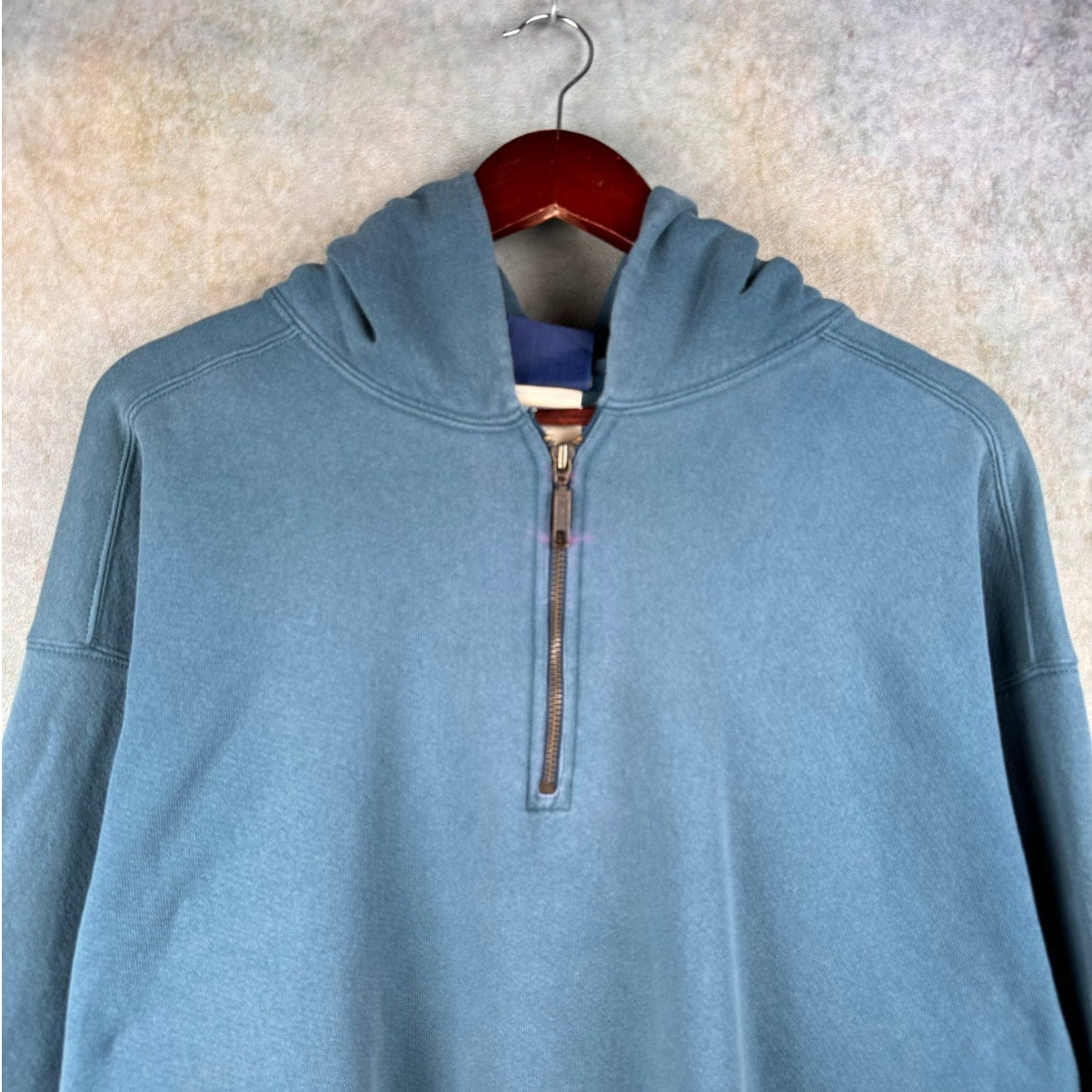 VTG 90s Blank Hoodie Sweatshirt M