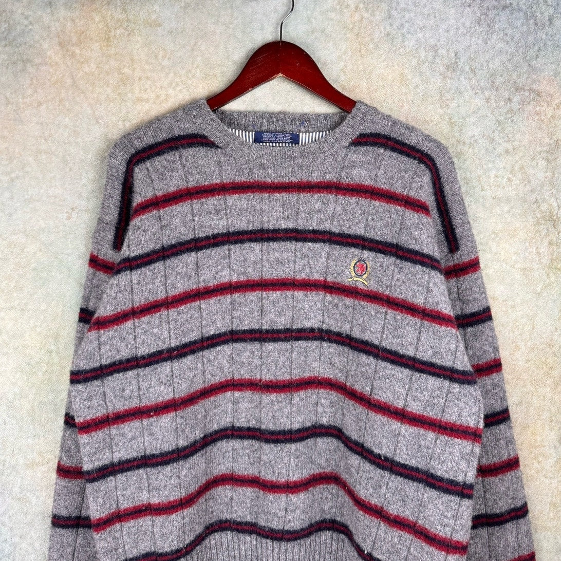 VTG Tommy Hilfiger Striped Sweater XL