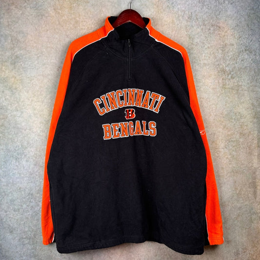VTG 90s Cincinnati Bengals NFL Fleece Sweater XXL