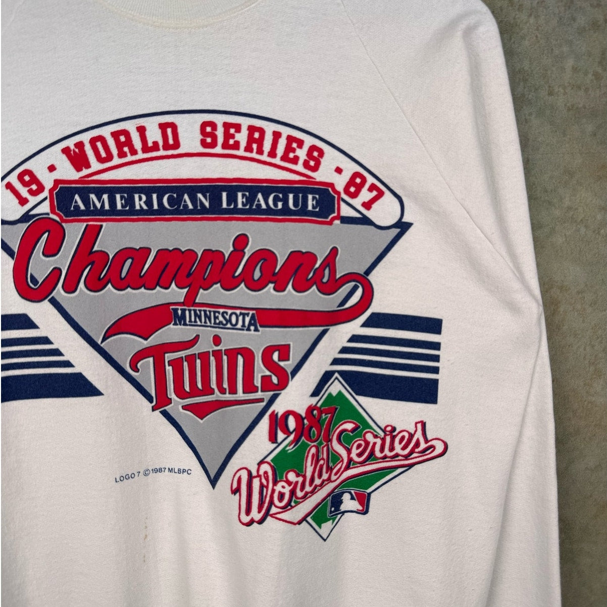 VTG 1987 Minnesota Twins World Series Sweatshirt M