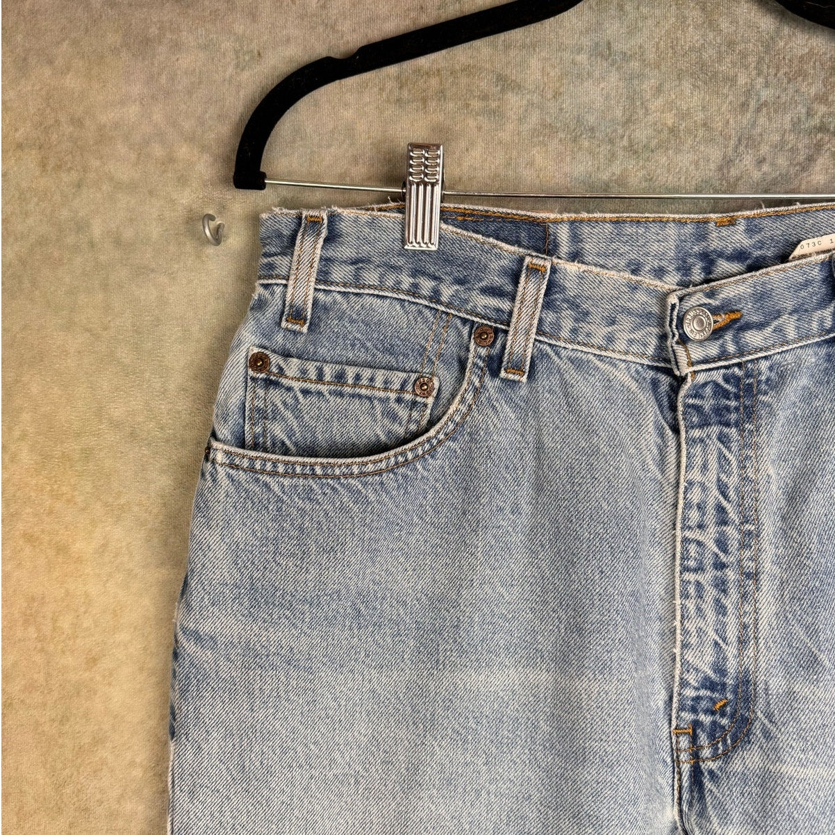 VTG Levis 901 Denim Jeans 36x32 Relaxed Fit Straight Leg