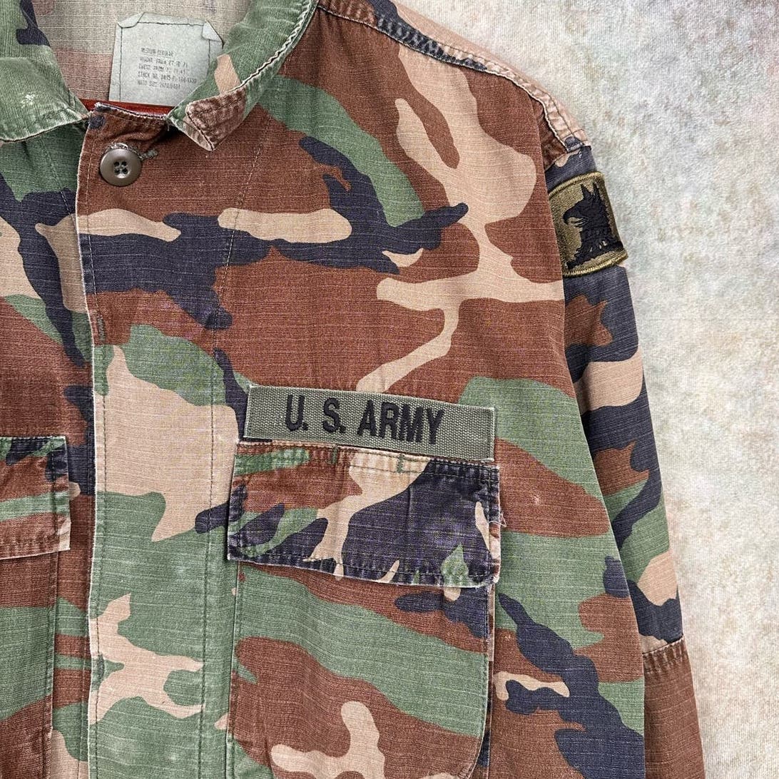 Vintage US Army Military Camo Shirt M