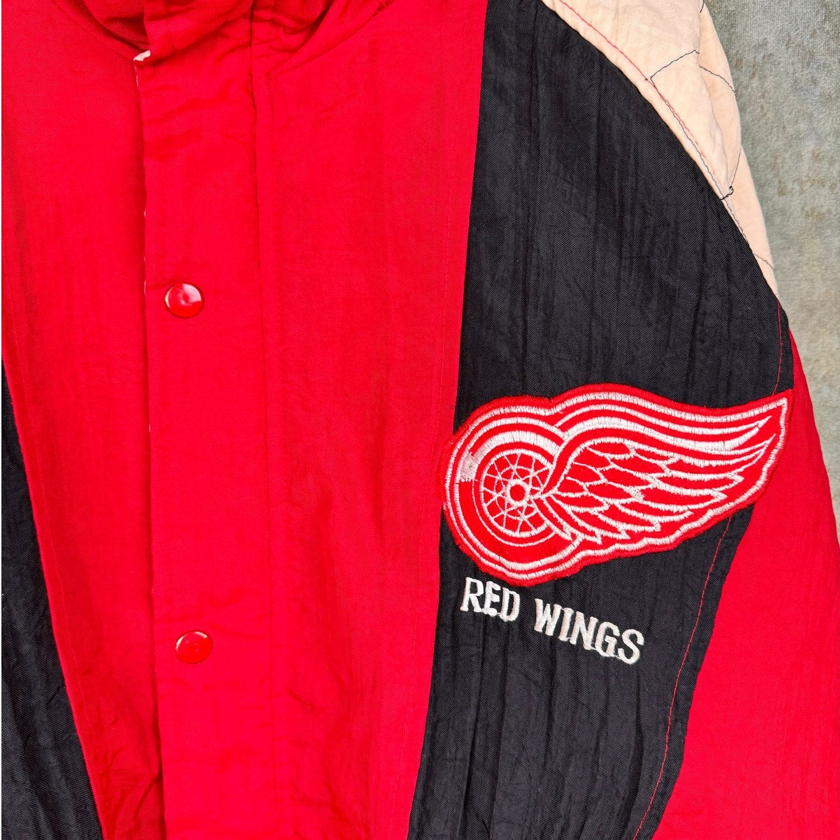 VTG 90s Detroit Red Wings Starter Jacket XL