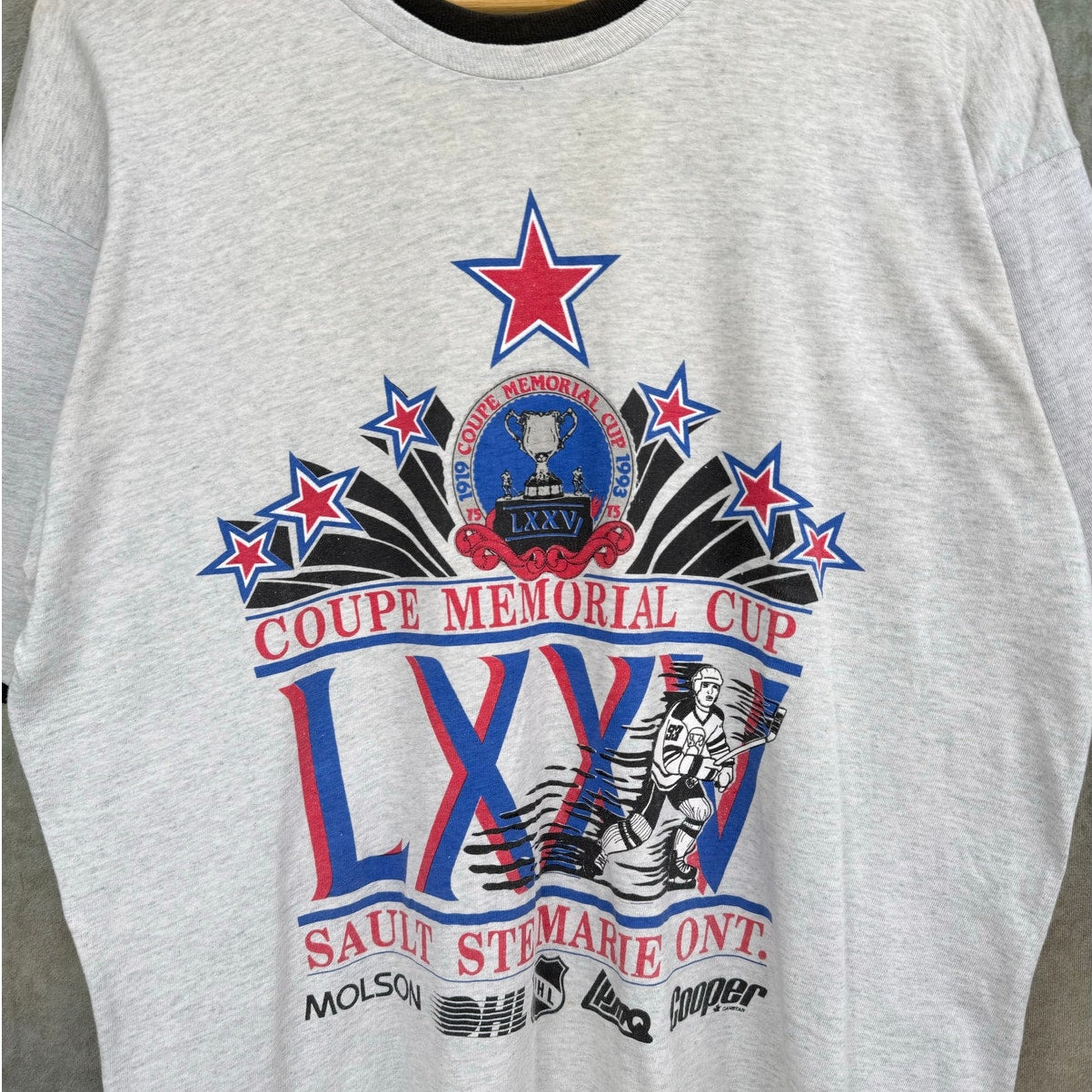 VTG 1993 Coupe Memorial Cup LXXV Hockey T Shirt L