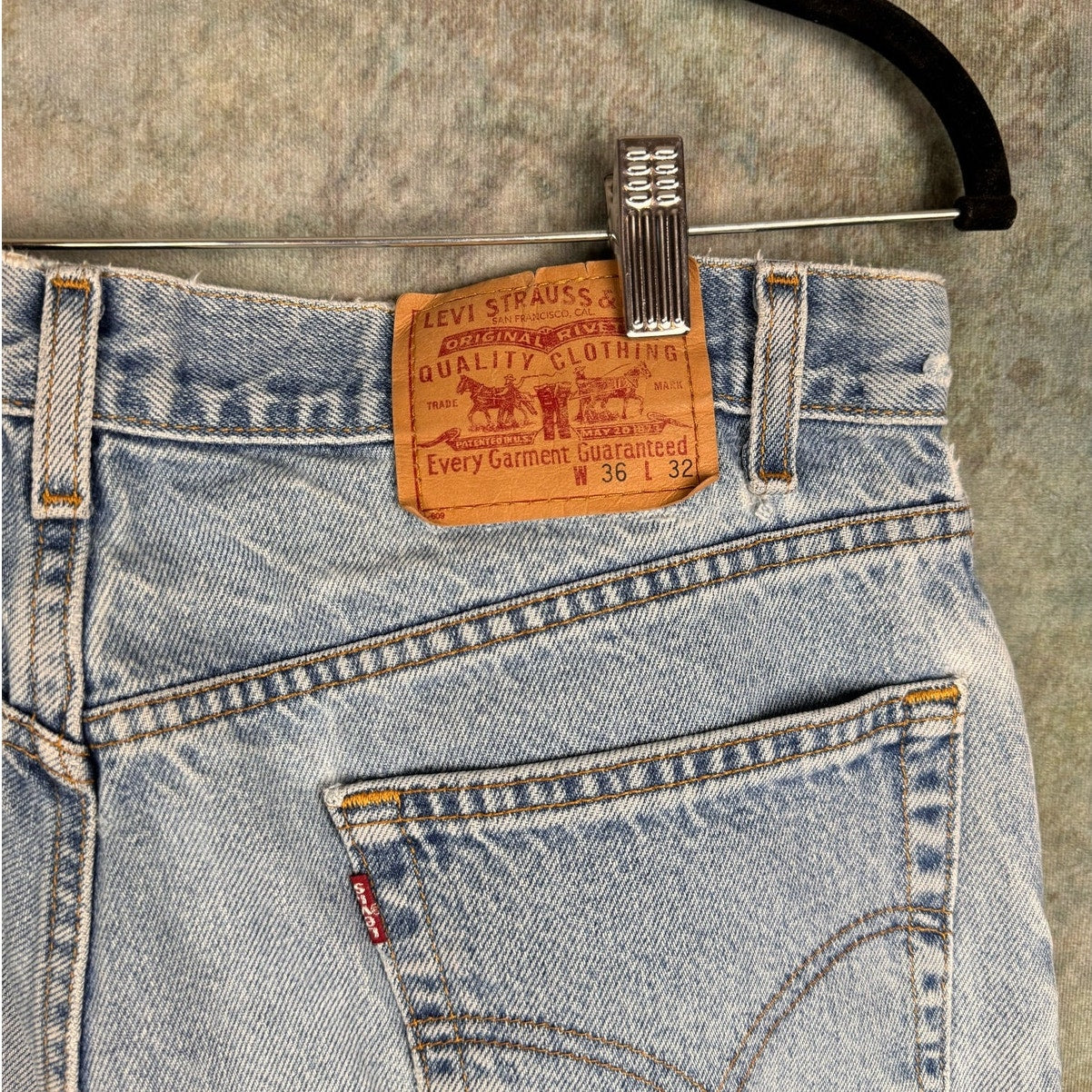 VTG Levis 901 Denim Jeans 36x32 Relaxed Fit Straight Leg