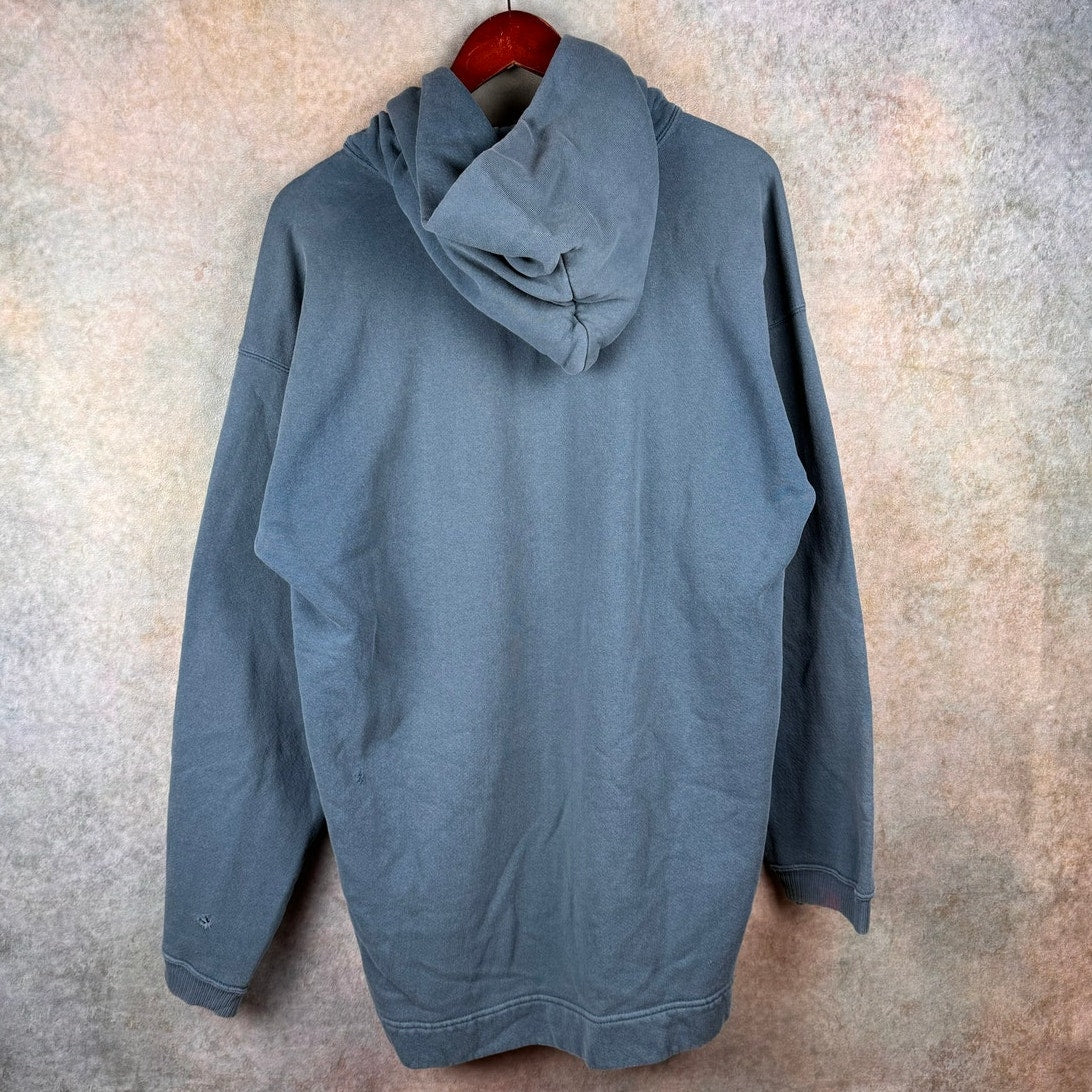 VTG 90s Blank Hoodie Sweatshirt M