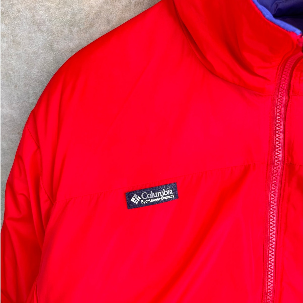 VTG 90s Reversible Columbia Sportswear Puffer Jacket L