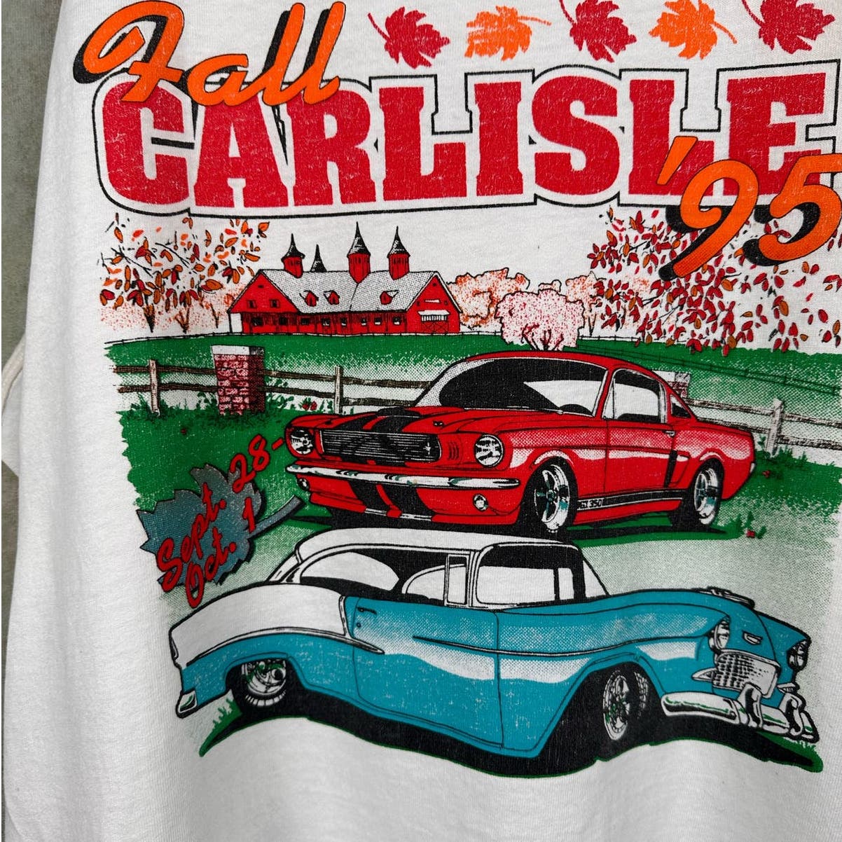 Vintage 90s Retro Car Graphic Tank Top USA Made