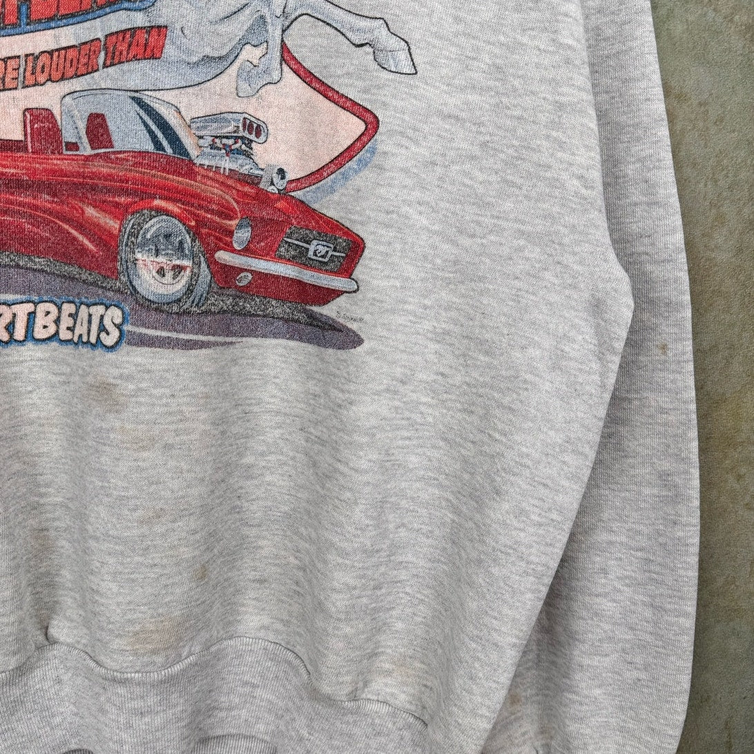 VTG 90s Ford Mustang Crewneck Sweatshirt L