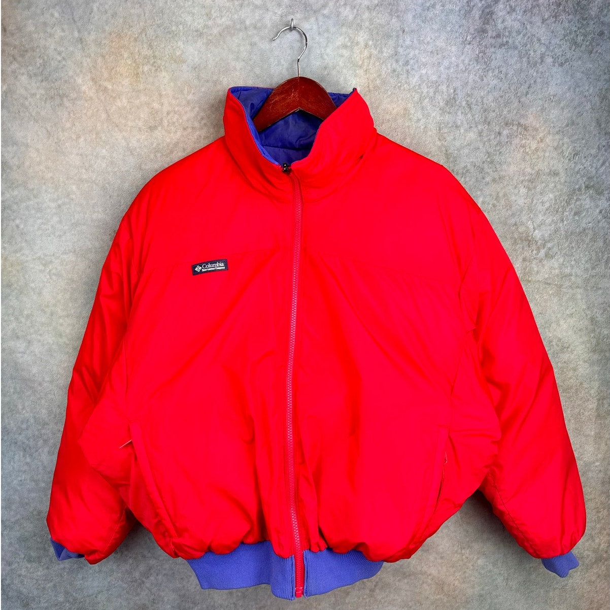 VTG 90s Reversible Columbia Sportswear Puffer Jacket L
