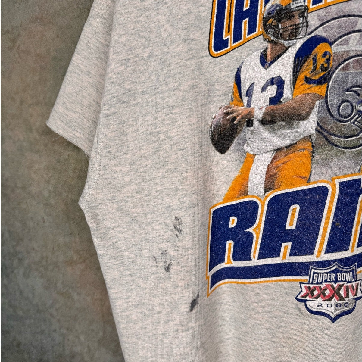 VTG 2000 St Louis Rams NFL Champs Sweatshirt XL