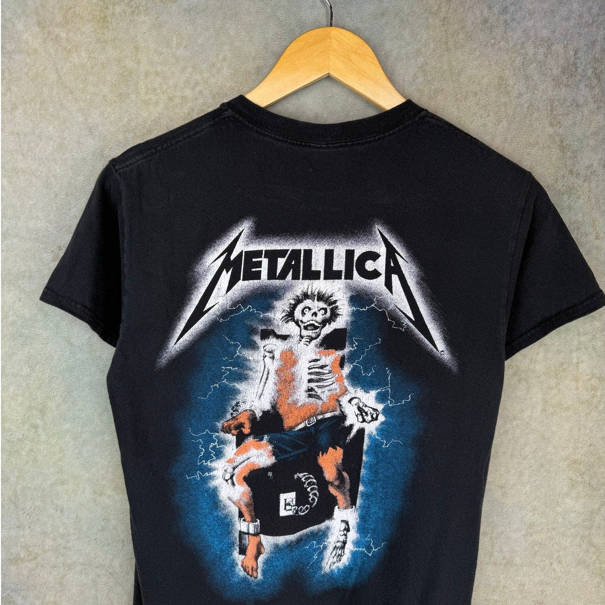 Metallica Ride the Lightning Band T Shirt Sz S/M