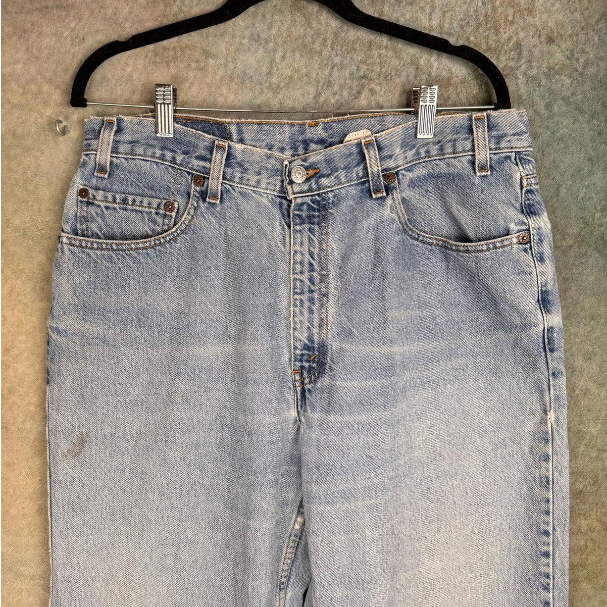 VTG Levis 901 Denim Jeans 36x32 Relaxed Fit Straight Leg