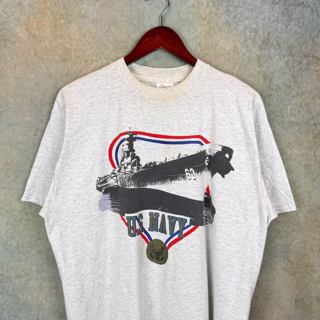 VTG 90s US Navy T Shirt XL