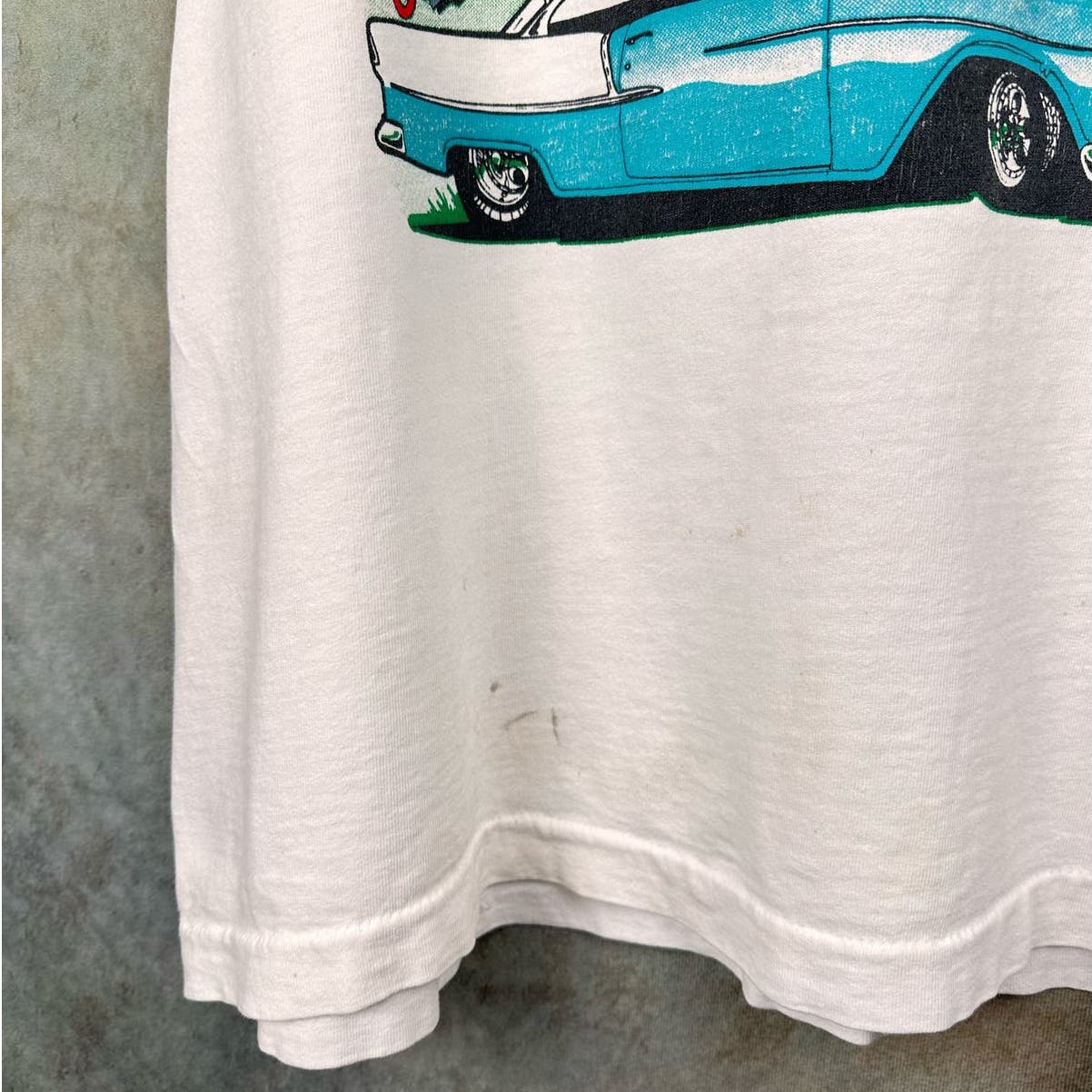 Vintage 90s Retro Car Graphic Tank Top USA Made