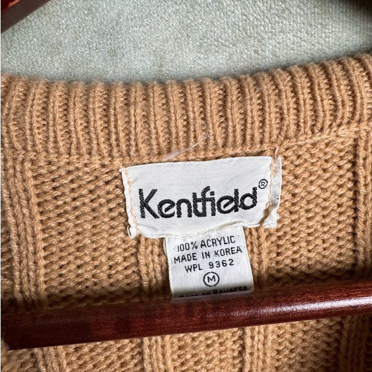 VTG 90s Cable Knit Sweater Vest M
