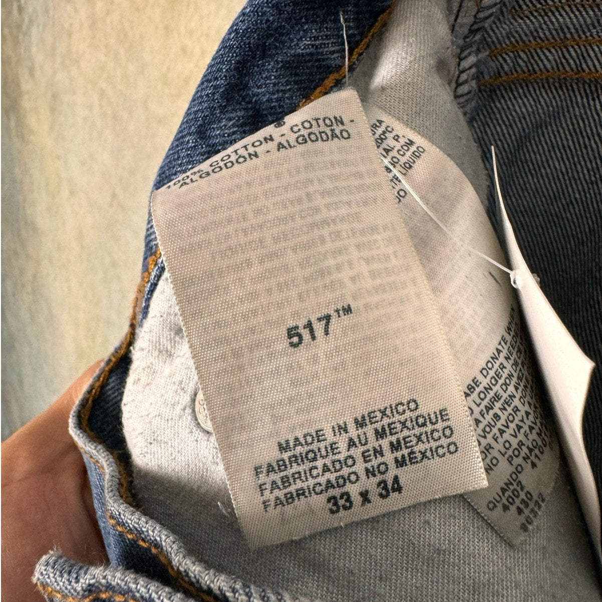 Y2K Levi’s 517 Bootcut Denim Jeans 33x34