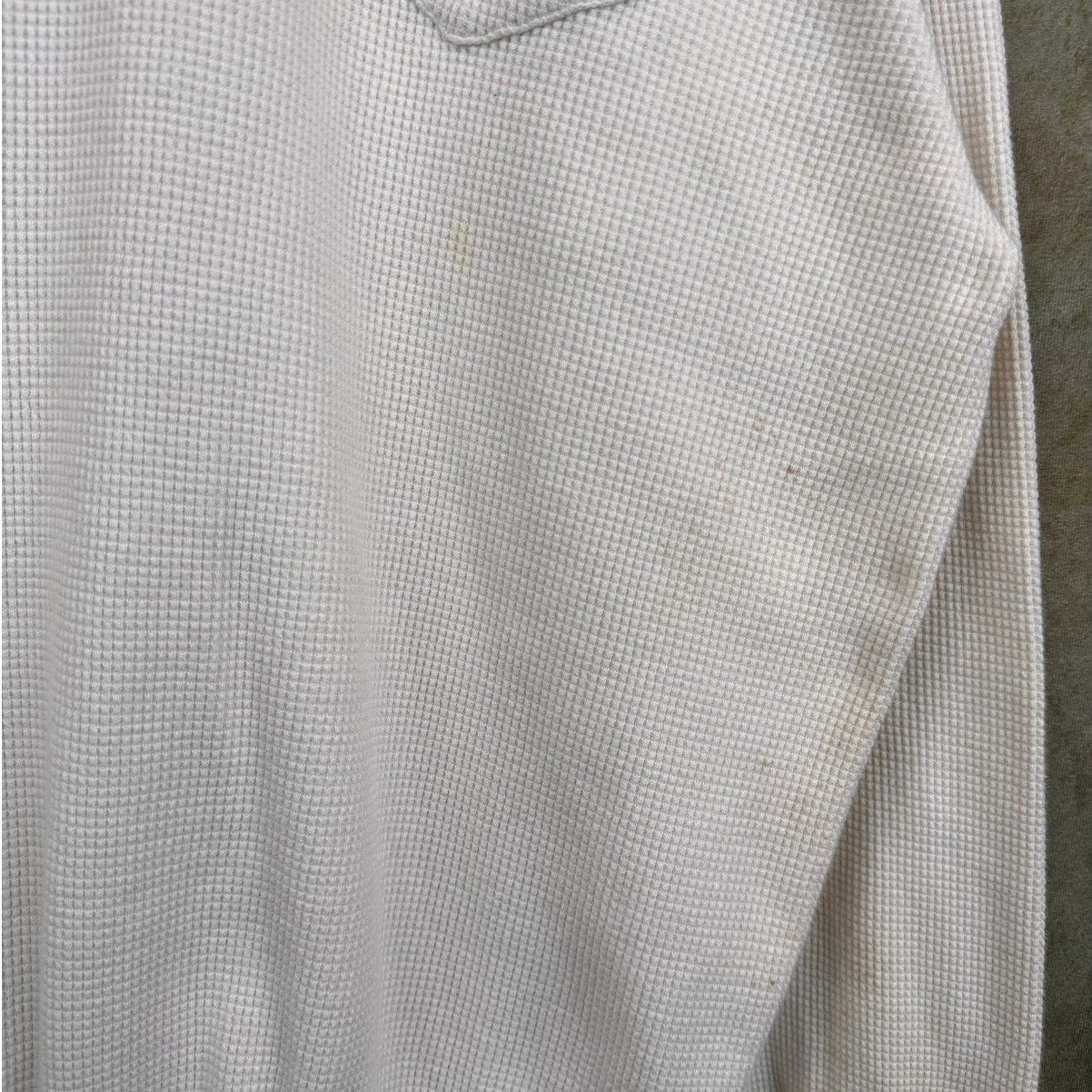 VTG 90s Polo Ralph Lauren Cookie Crest Thermal Shirt XL