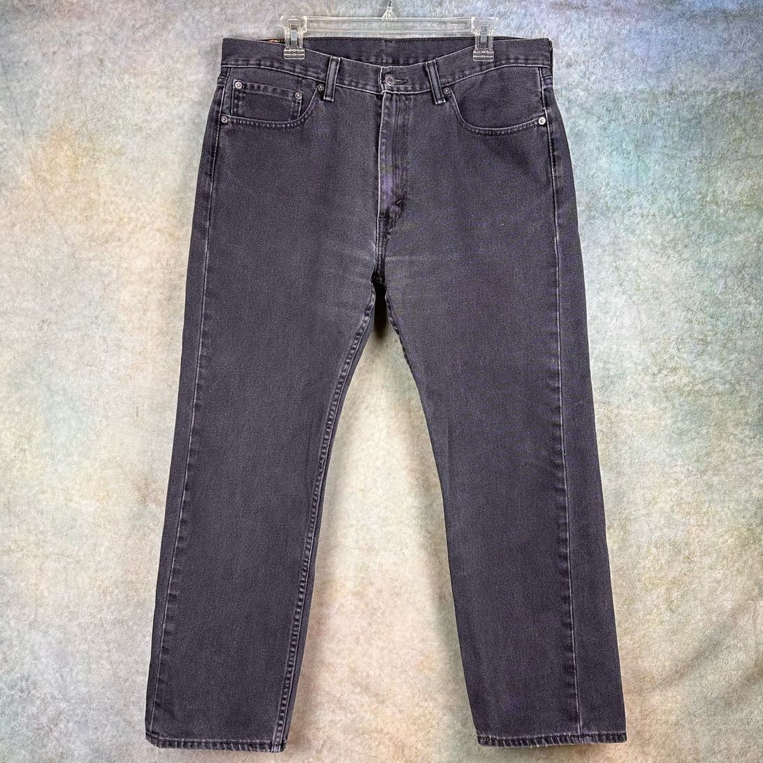 Vintage Levis 505 Black Denim Jeans 36x30