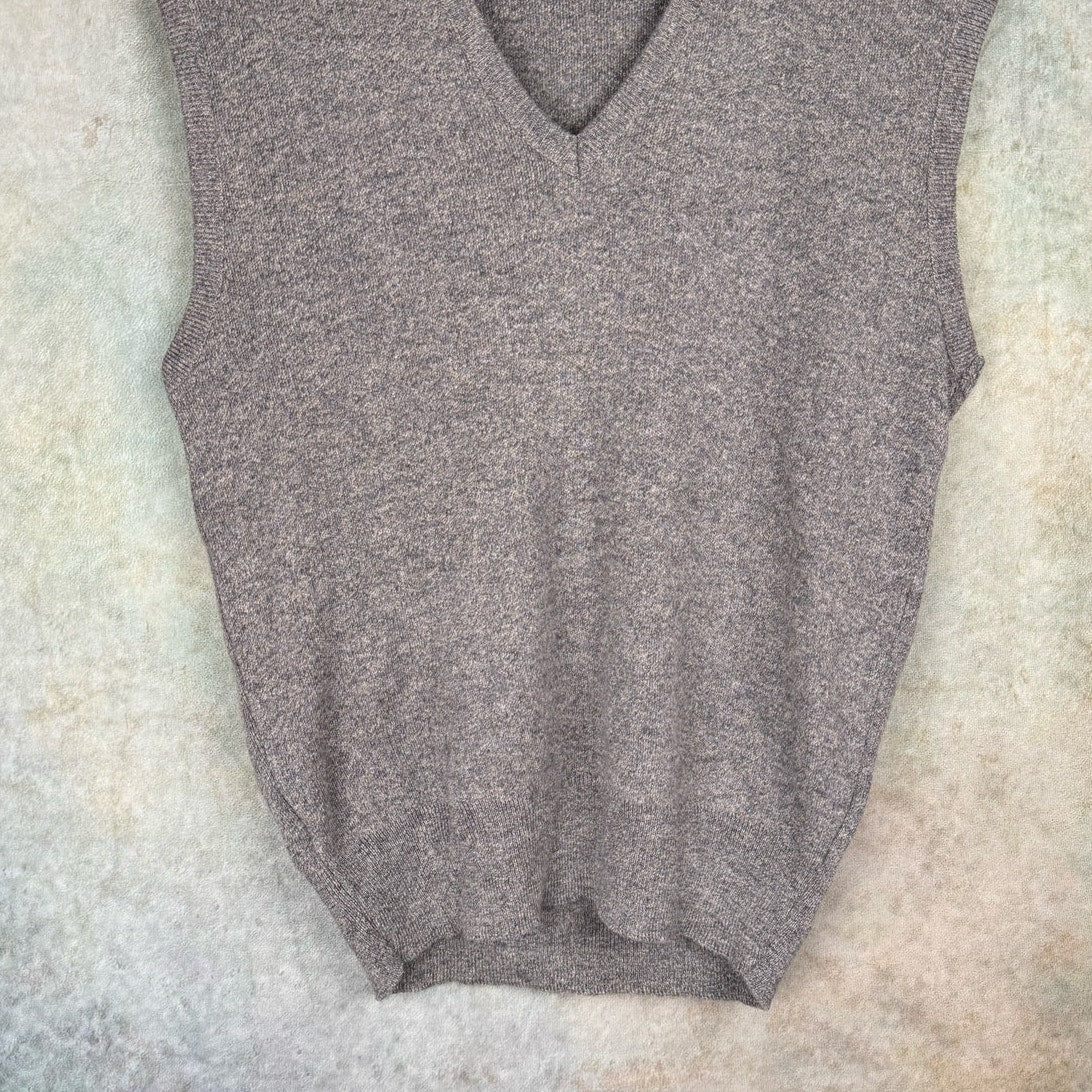 VTG 90s Knit V Neck Sweater M