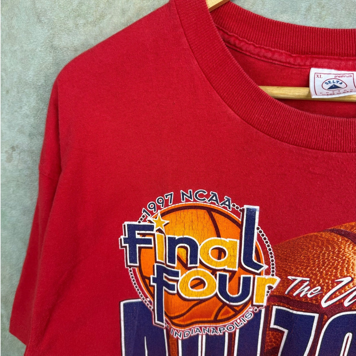 VTG 1997 Arizona Wildcats Final Four T Shirt XL