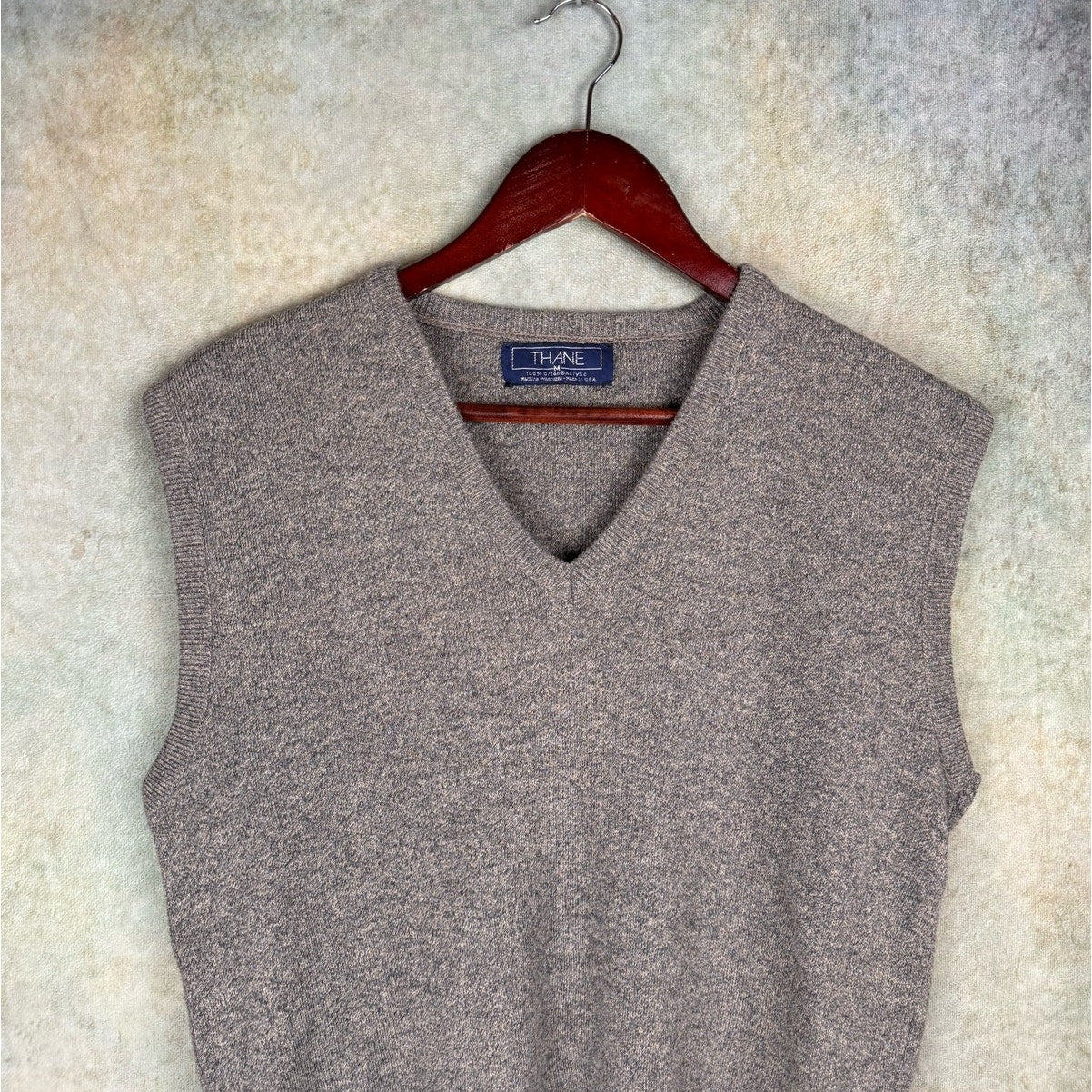VTG 90s Knit V Neck Sweater M