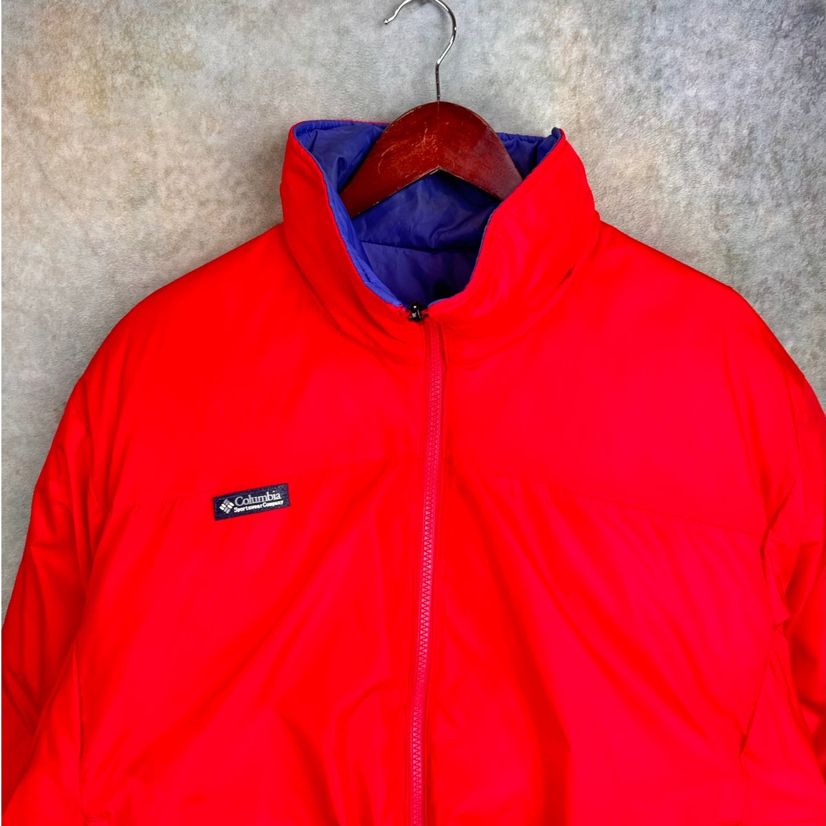 VTG 90s Reversible Columbia Sportswear Puffer Jacket L