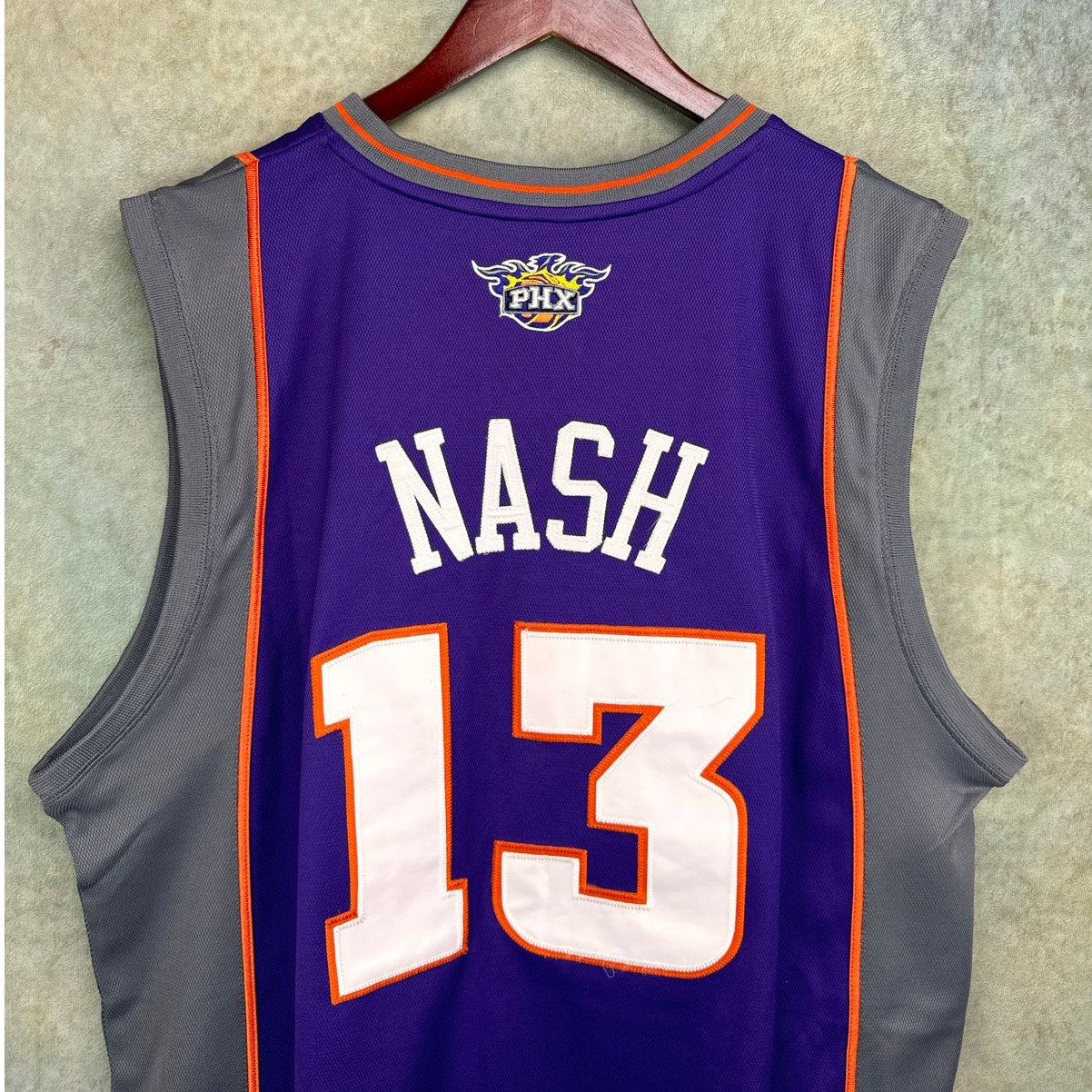 2000s Phoenix Suns Steve Nash Jersey Sz 50 XXL #13 Purple NBA Basketball Reebok