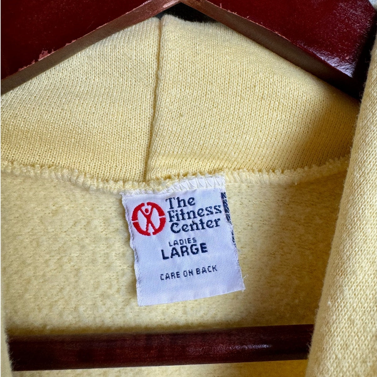 VTG 80s Blank Hoodie Sweatshirt L