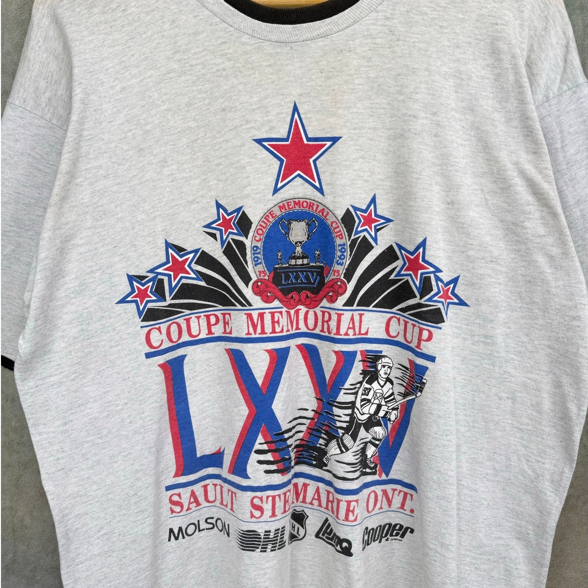 VTG 1993 Coupe Memorial Cup LXXV Hockey T Shirt L