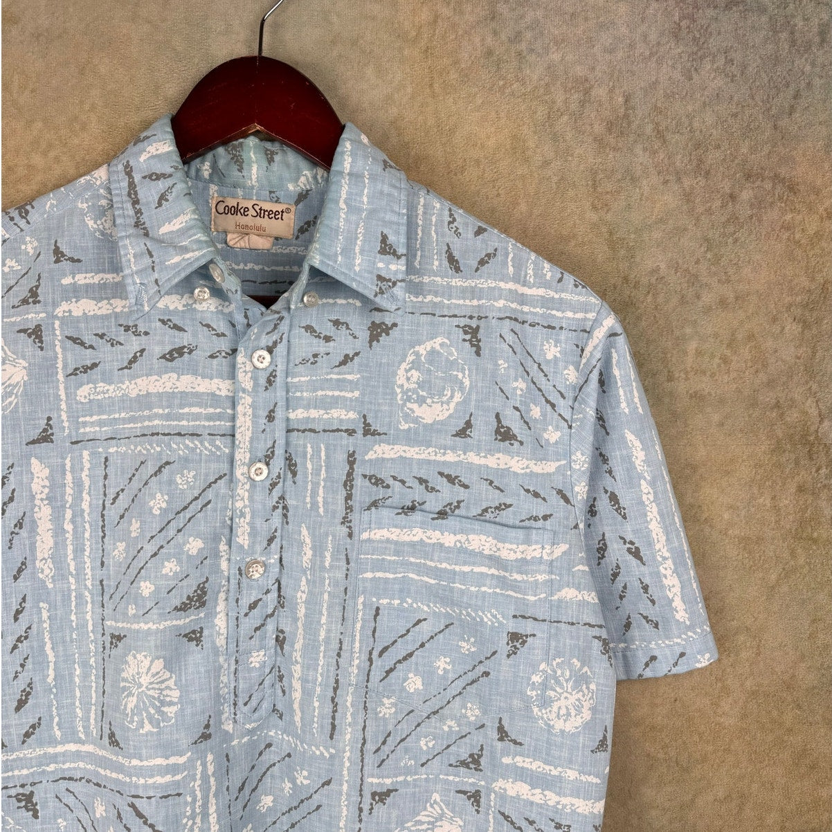 VTG 80s Hawaiian Print Shirt Mens M