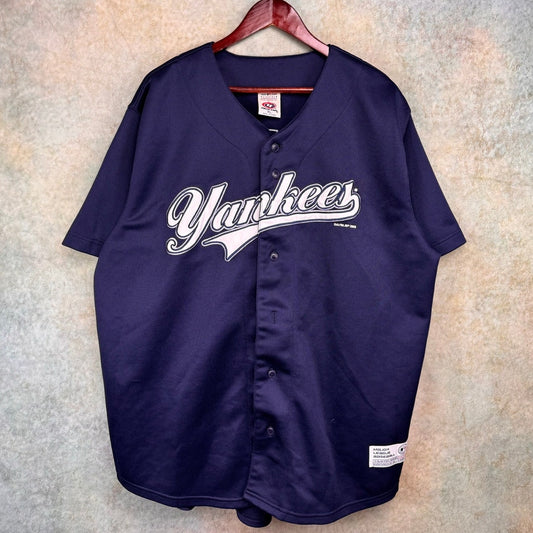 2003 New York Yankees Alfonso Soriano Jersey Sz XL Navy Blue #12 Stitched MLB