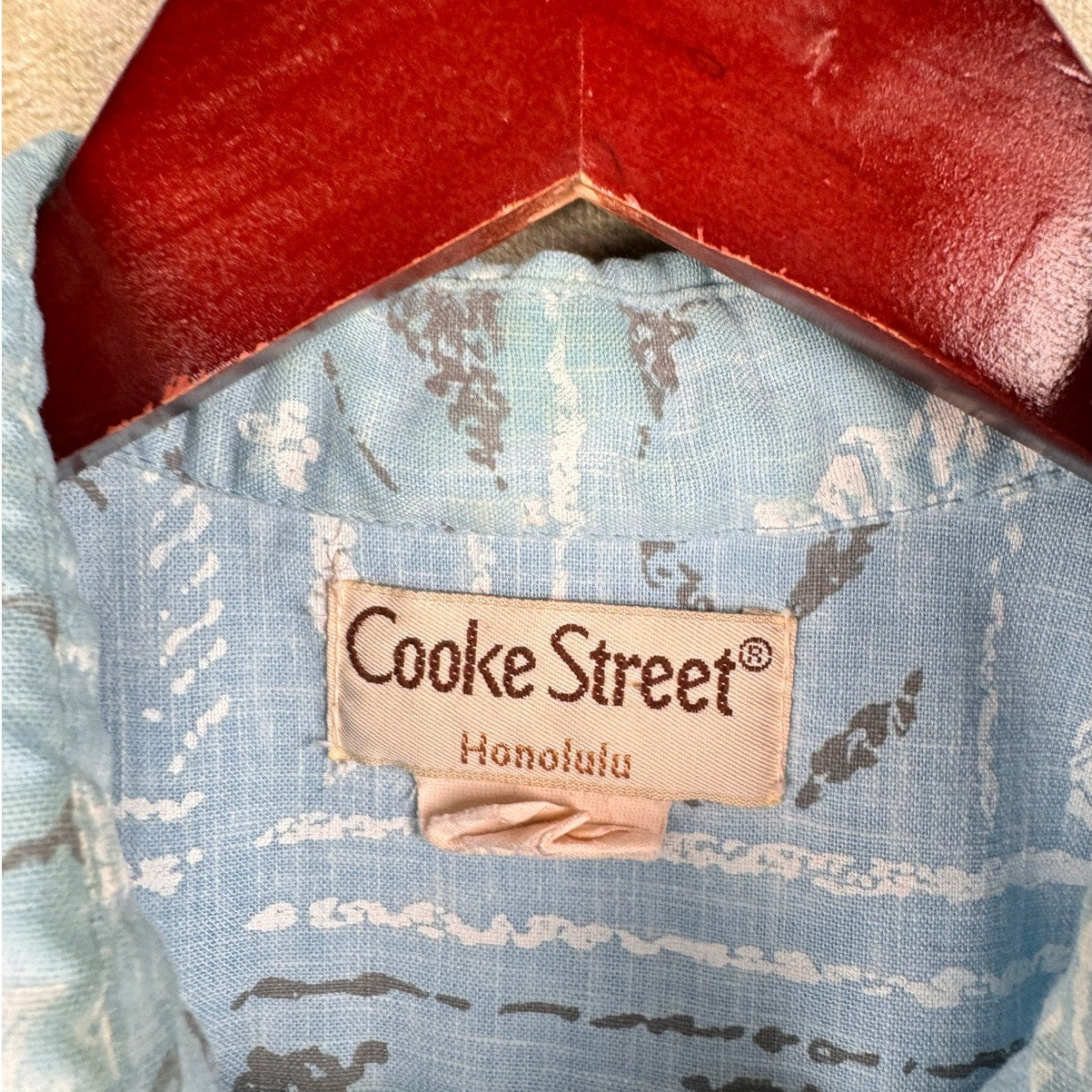 VTG 80s Hawaiian Print Shirt Mens M