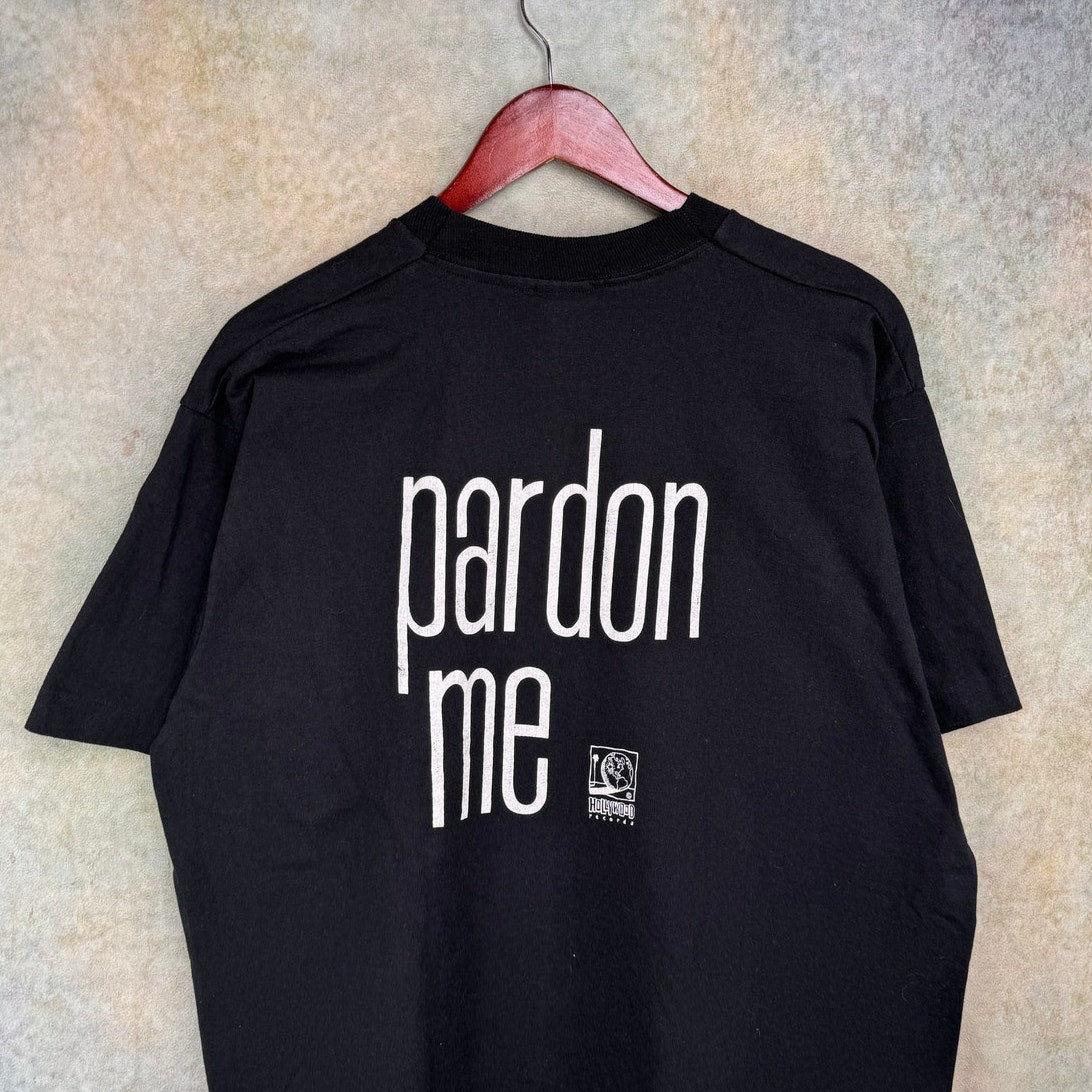 Vintage 1992 The Poorboys Pardon Me Promo Single Stitch T Shirt Sz XL Black Mens