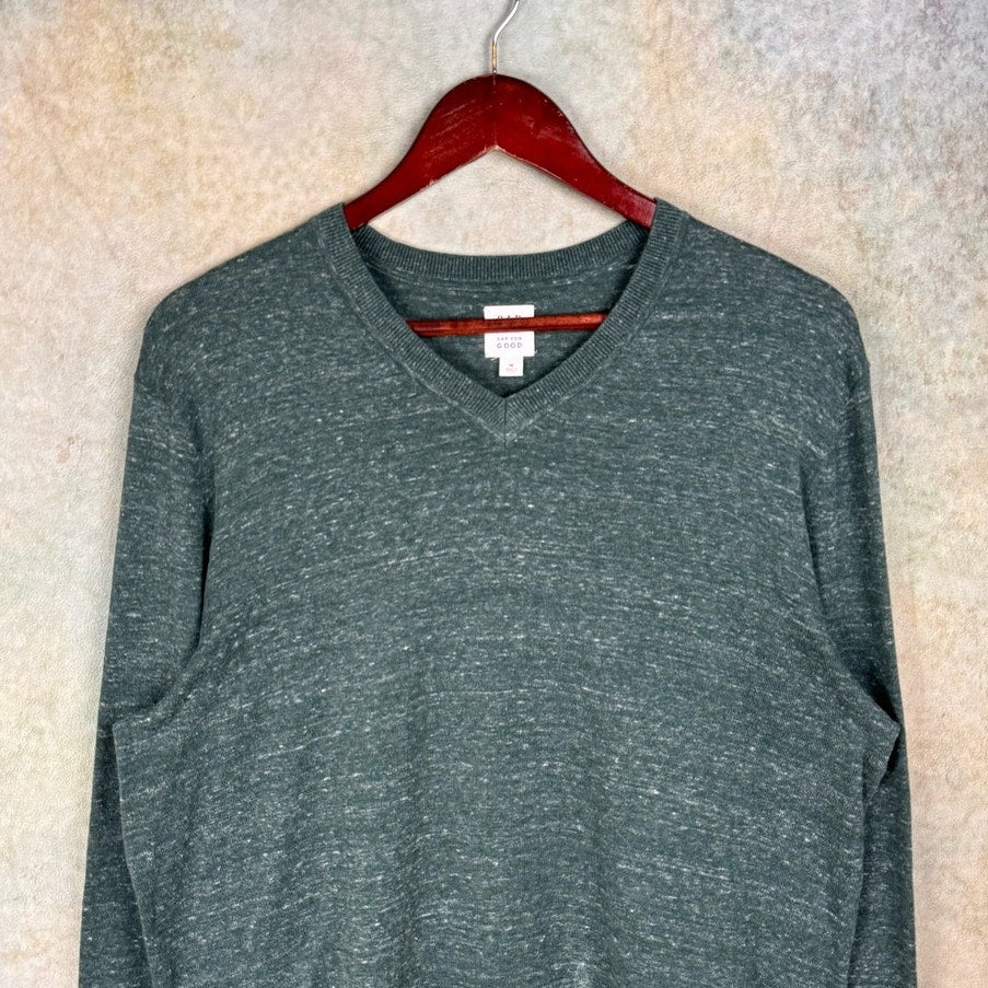 2000s Gap V Neck Knit Sweater M