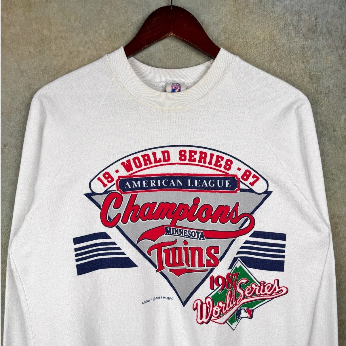 VTG 1987 Minnesota Twins World Series Sweatshirt M