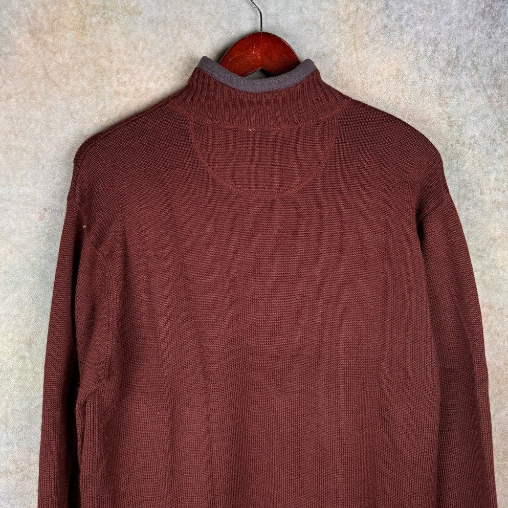 Y2K The North Face Pullover Q Zip Sweater M