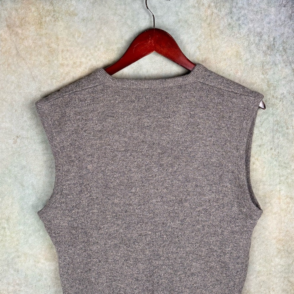 VTG 90s Knit V Neck Sweater M